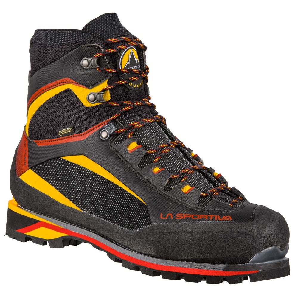 La Sportiva Trango Tower Extreme GTX Men's Mountaineering Boots - Black/Yellow - AU-352498